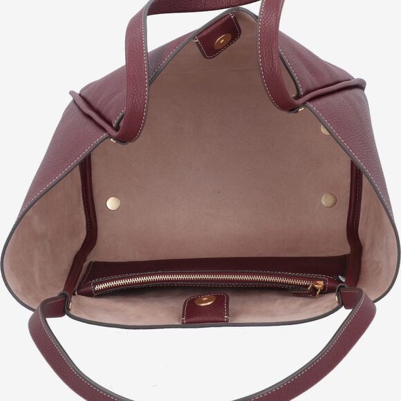 Kate Spade Gramercy Medium Tote Bag Cordovan Pebbled Leather Dual Strap NWT - Picture 10 of 16